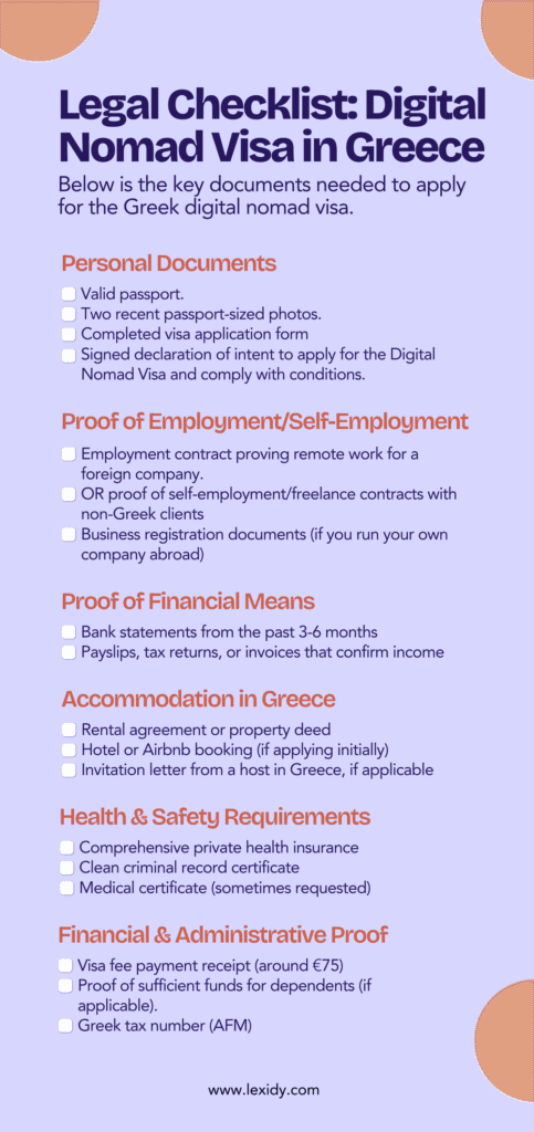 greece digital nomad visa requirements