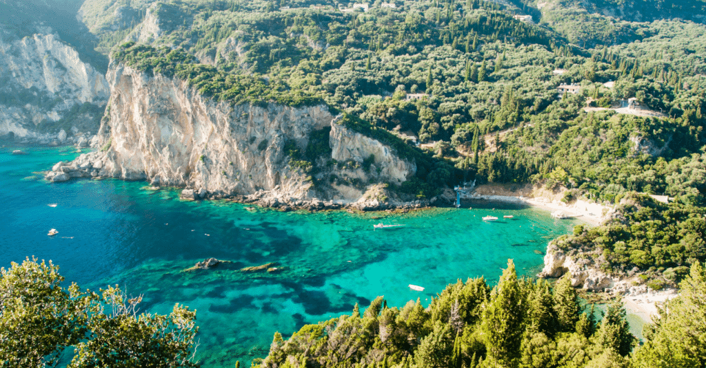 retire in corfu