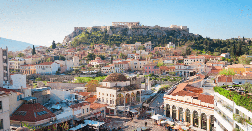 live and work in greece